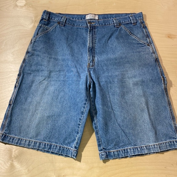 Levi’s Strauss Signature Men's Blue Denim Shorts 40 (ID) - Picture 4 of 14